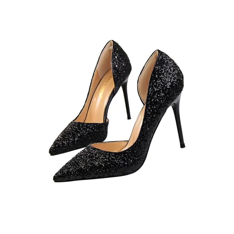 QITUMAUL Slim Heel High Heels 9.5 Women's-1