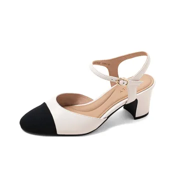 COMELY Chunky Heel High Heels 6cm Women's