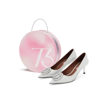 73Hours Zero Degree Moonlight High Heels Silver