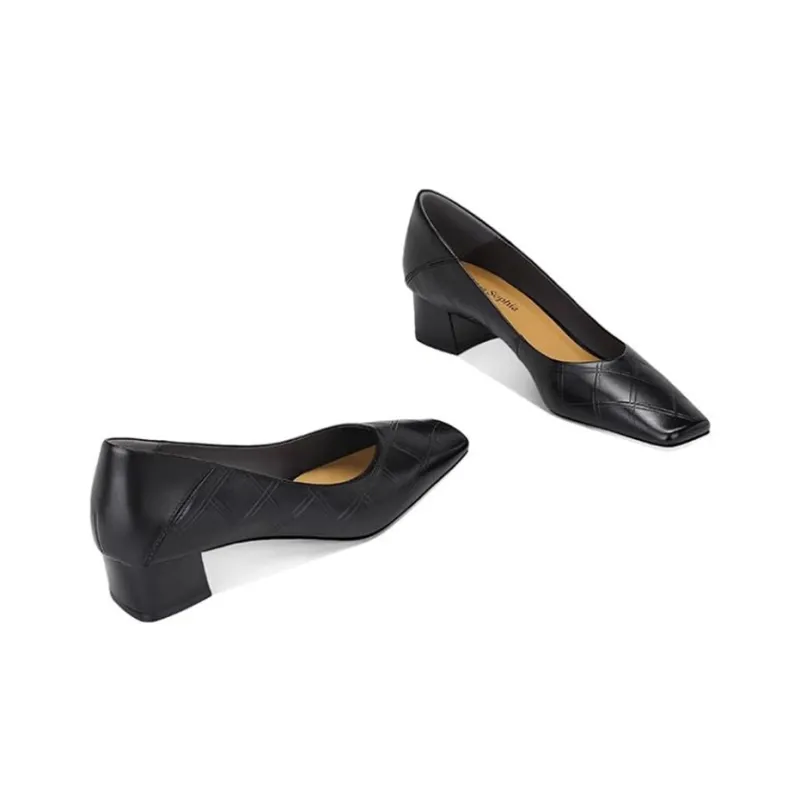 JESSICA SOPHIA Chunky Heel High Heels 3cm Women's-1