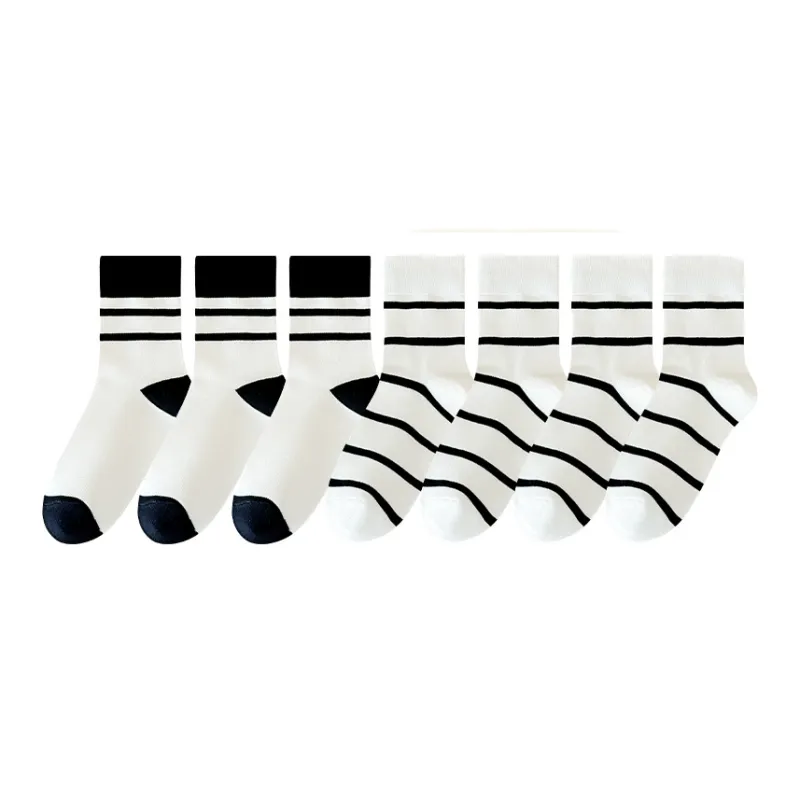Lan Miao Mid Calf Socks Women's 7 Pack-9