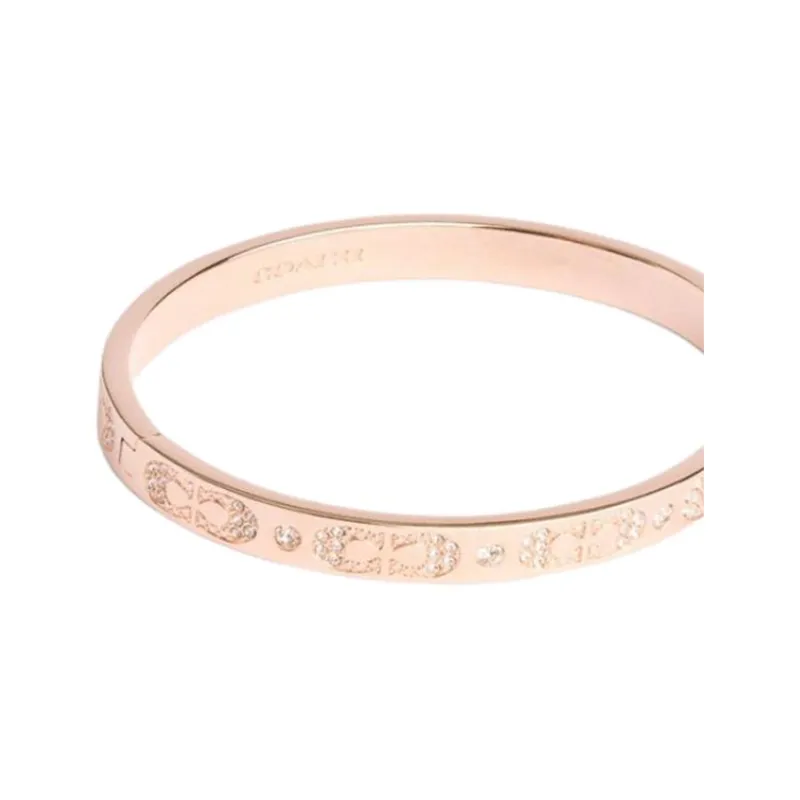 COACH Copper Bangles Unisex Rose Gold-2