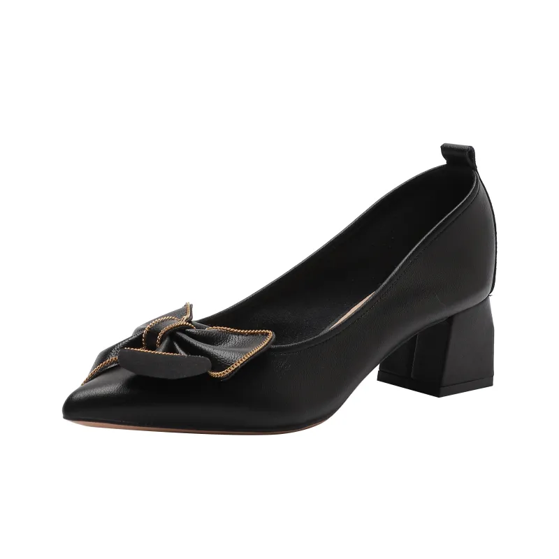 YAFEI XUANYU Chunky Heel High Heels 5cm Women's-0