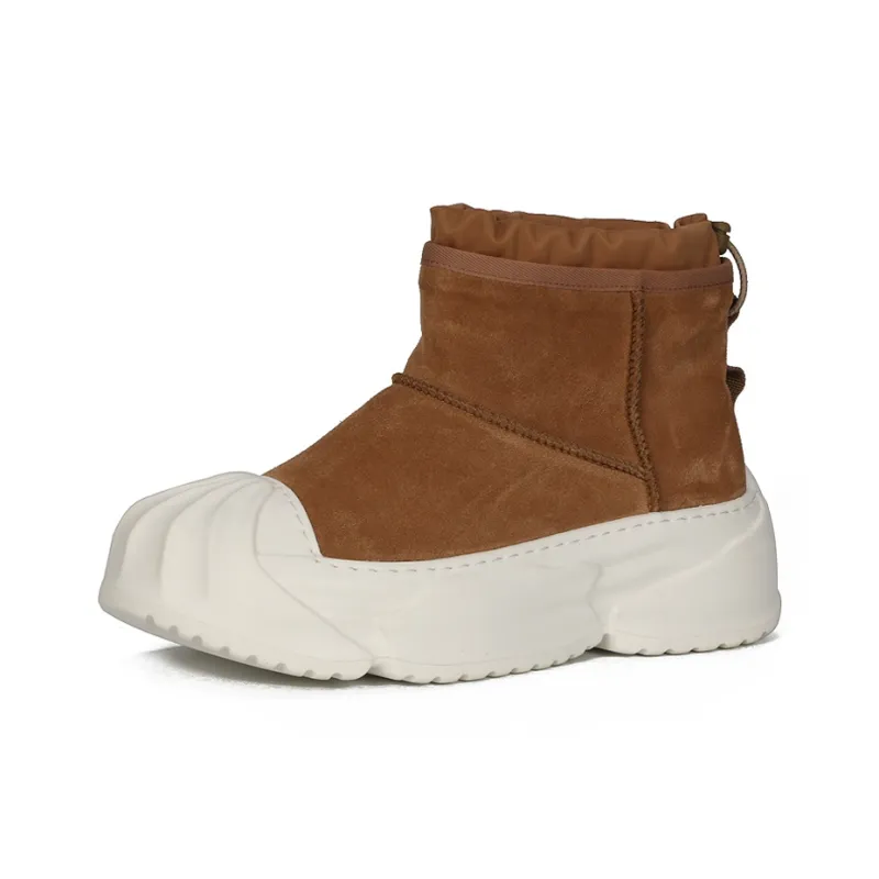 Thai Points Warm Wear Resistant Height Increasing Short Snow Boots Men's-6