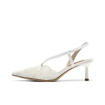 Joypeace Impressionistic Blue Mist Slim Heel High Heels 6cm Women's