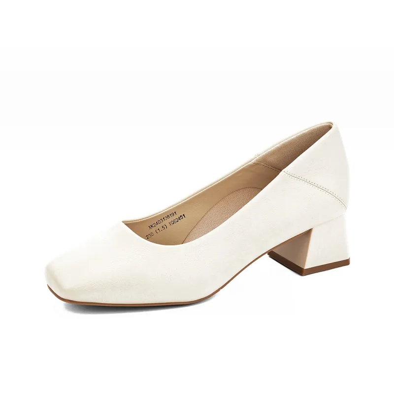 KEKAFU Chunky Heel High Heels 4.1cm Women's-1