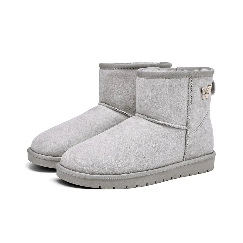 HLA Snow Boots Women's Black/Gray/Camel-6
