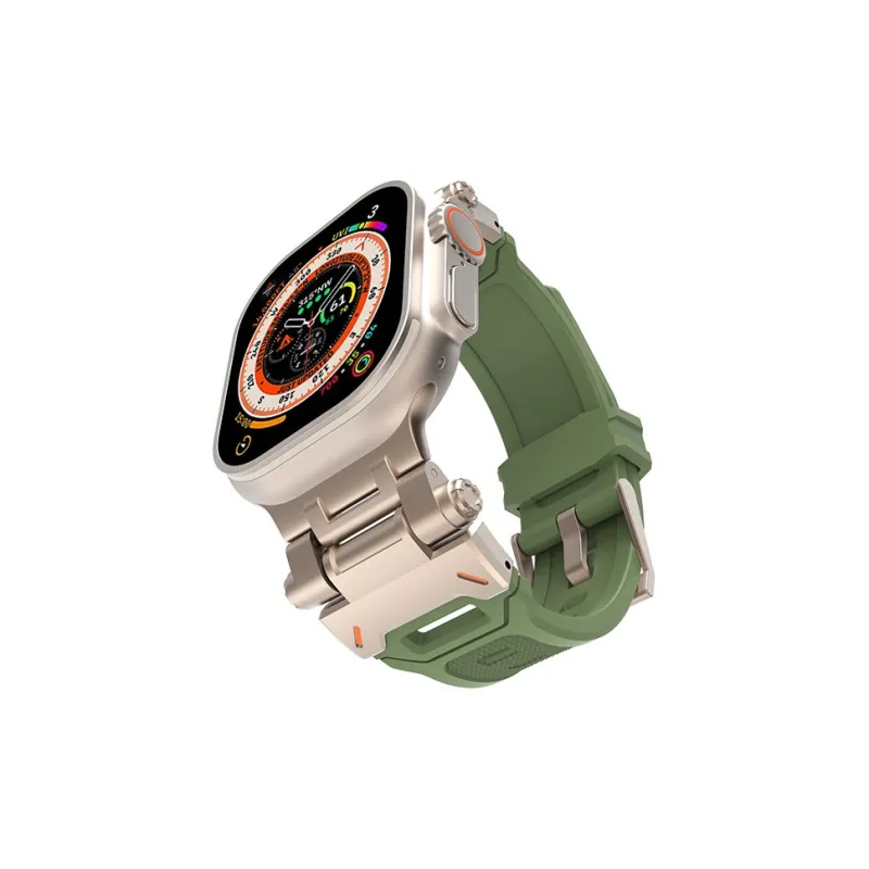 ZHENGGUANG Watch Band Apple Compatibility 41mm Silicone Material-3