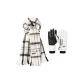 TW Collection White[Scarf]+Gentleman Black[Glove]