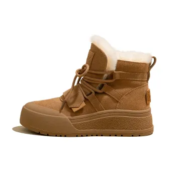 SNOWELF Warm Height Increasing Coverage Short Snow Boots Women's