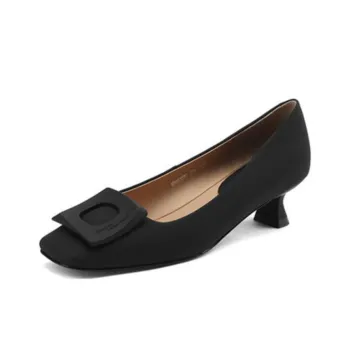 MARINO FABIANI Chunky Heel High Heels 4cm Women's Black