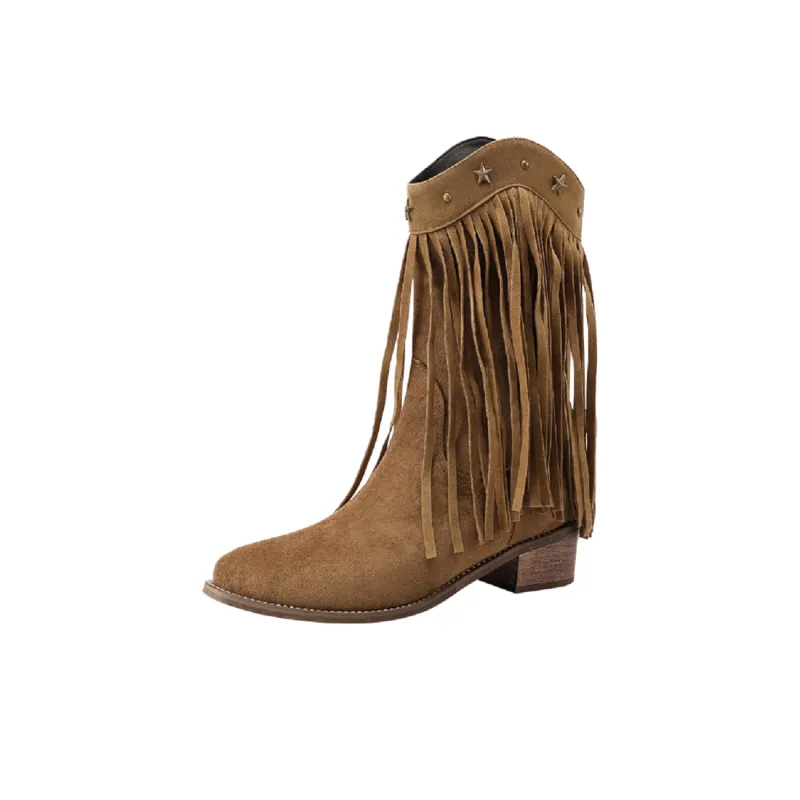 Mulinsen Ankle Boots Women's Khaki-0