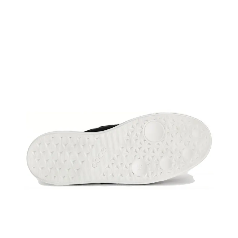 Ecco Low Top Skateboard Shoes Women's Black-3