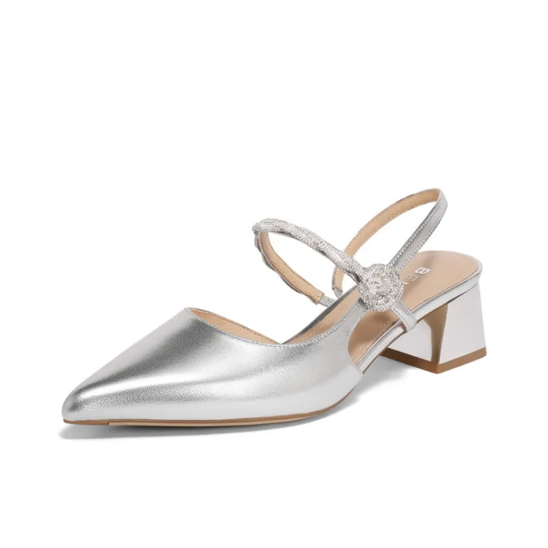 BELLE Block Heel High Heels 4.5cm Women's-1