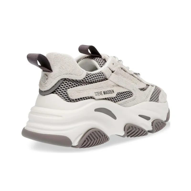 STEVE MADDEN Possession-E Low-Top Casual Shoes Women's Greige-2