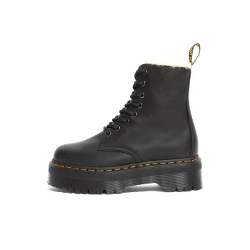 Dr.Martens Jadon Faux Fur Lined Leather Platform Boots 'Pisa Black' Women's
