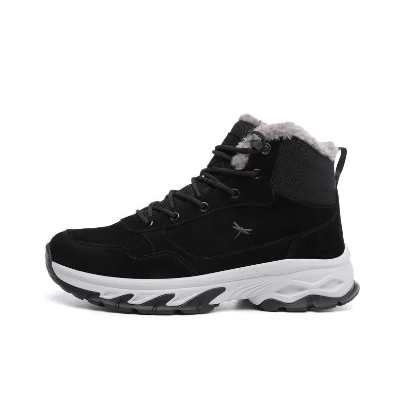 RED DRAGONFLY Snow Boots Men Black-2