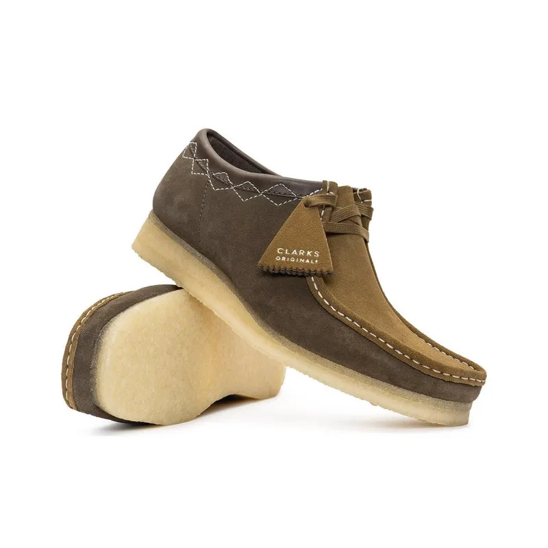 Clarks Wallabee Ankle Boots Men's Brown-3