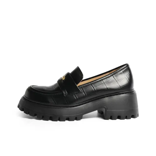 Senda Chunky Heel High Heels 6cm Women's Black