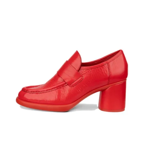 Natacha Ramsay Levi x Ecco Chunky Heel High Heels 5.5cm Women's Red