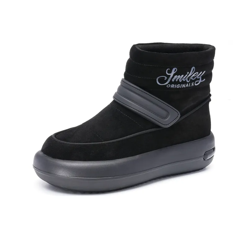 SMILEY Snow Boots Unisex Black-6