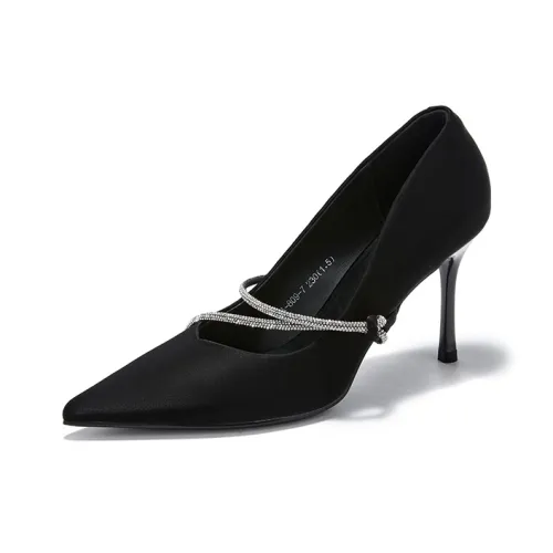 La Chapelle Slim Heel High Heels 8cm Women's