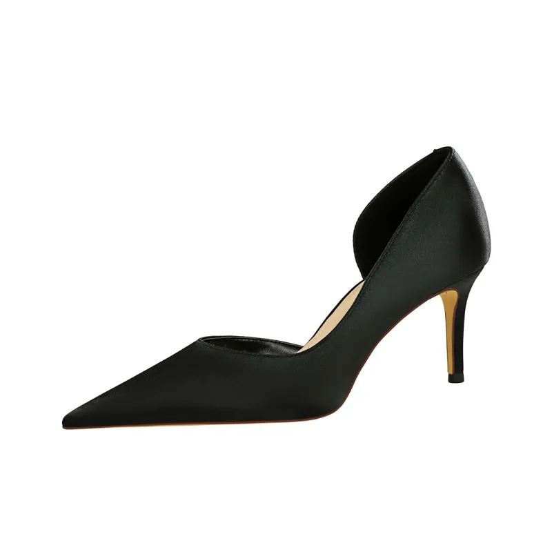 QITUMAUL Slim Heel High Heels Women's-1
