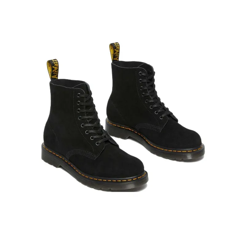 Dr. Martens Dr.Martens 1460 Pascal Suede Lace Up Boots 'Black E H Suede+E H Suede Mb' Women's-2