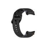 FE Stitch Button Quick-Release Silicone Strap, Black