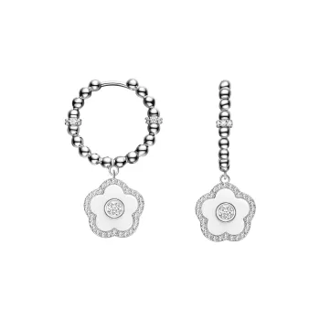 BLACK BY BLUE BRAVE 4B Zircon Earrings Women's