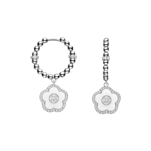 BLACK BY BLUE BRAVE 4B Zircon Earrings Women's