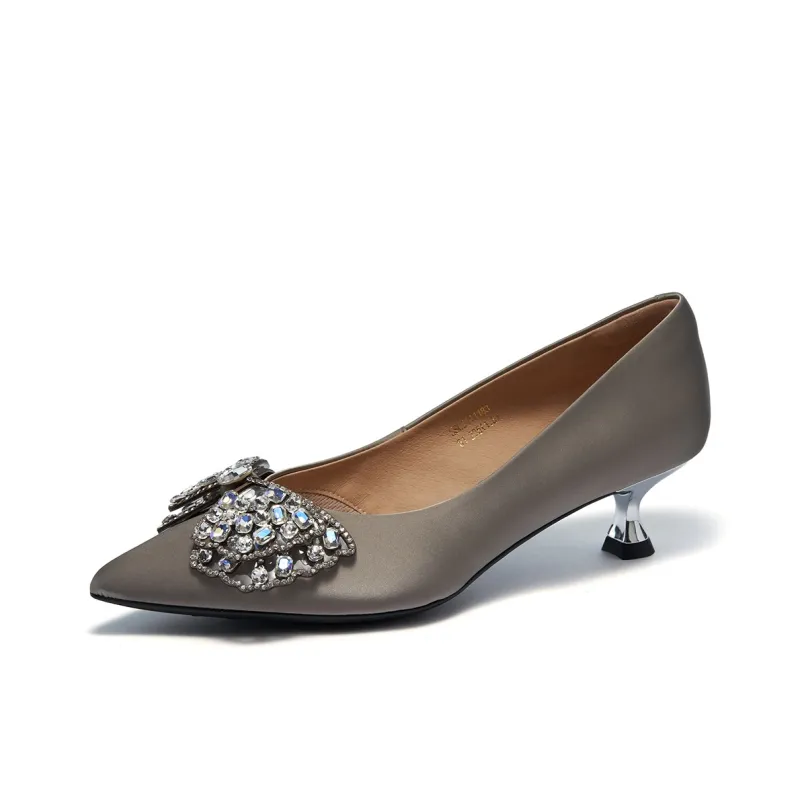 ST&SAT Slim Heel High Heels 4.5cm Women's-16