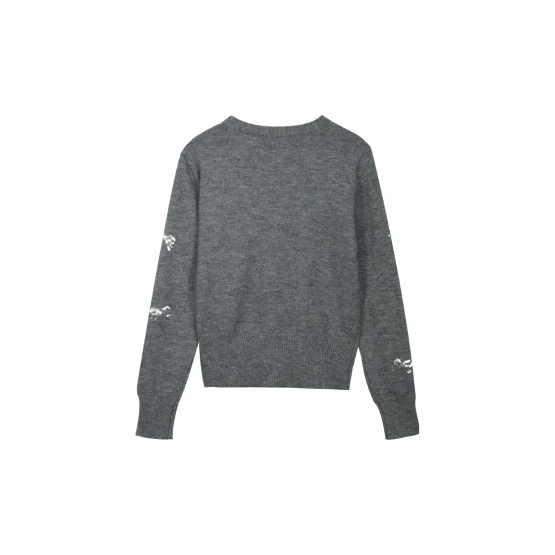 MISHOW Knitwear Women's Gray-1