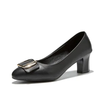 Medd Ballet Flats Chunky Heel High Heels Medium Heel Professional Commute Women's
