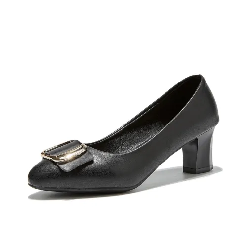 Medd Ballet Flats Chunky Heel High Heels Medium Heel Professional Commute Women's