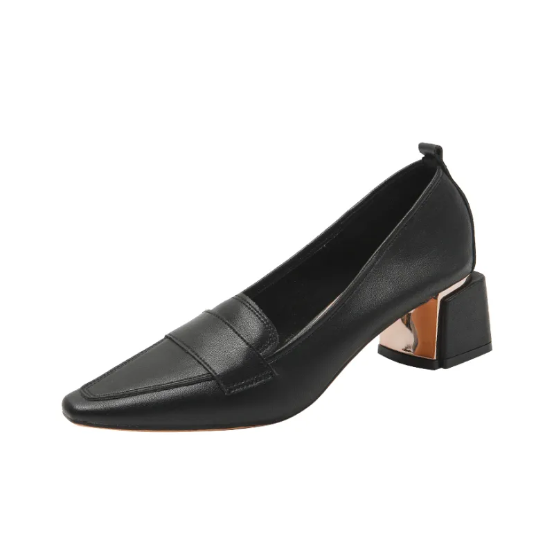 YAFEI XUANYU Chunky Heel High Heels 5cm Women's-0