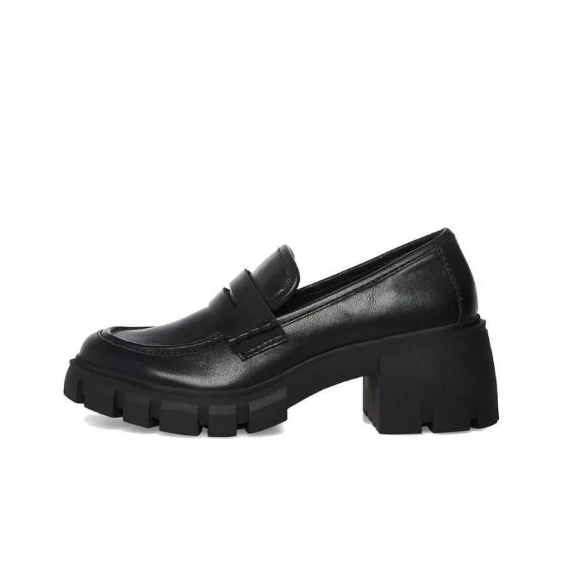 STEVE MADDEN Chunky Heel High Heels Women's Black-1