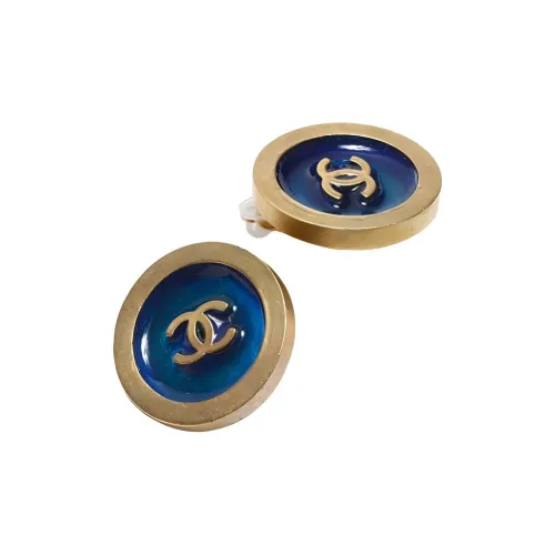 CHANEL 1994 Cc Logo Clip on Earrings