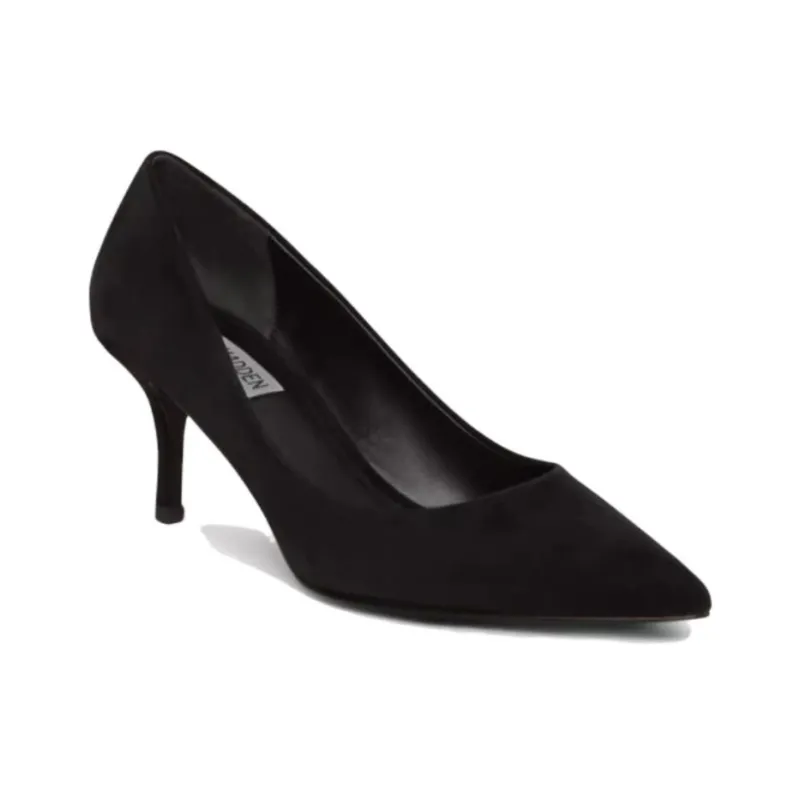 STEVE MADDEN Slim Heel High Heels 7cm Women's Black-2