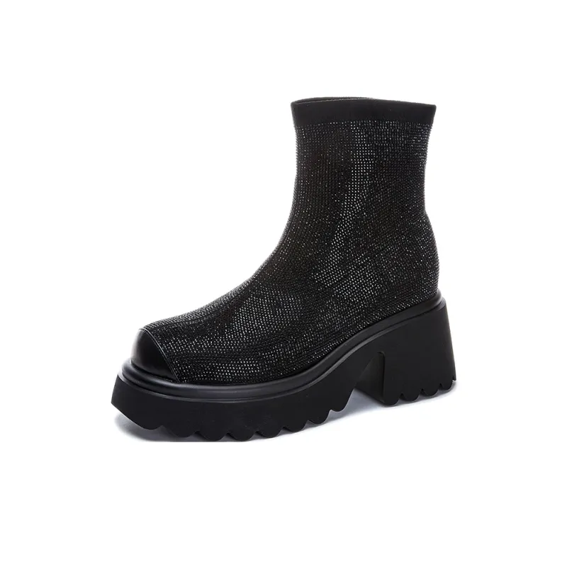 POOQ Ankle Boots Women's-6