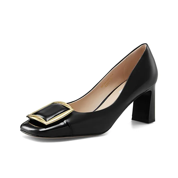 NINE WEST Chunky Heel High Heels 7cm Women's-1