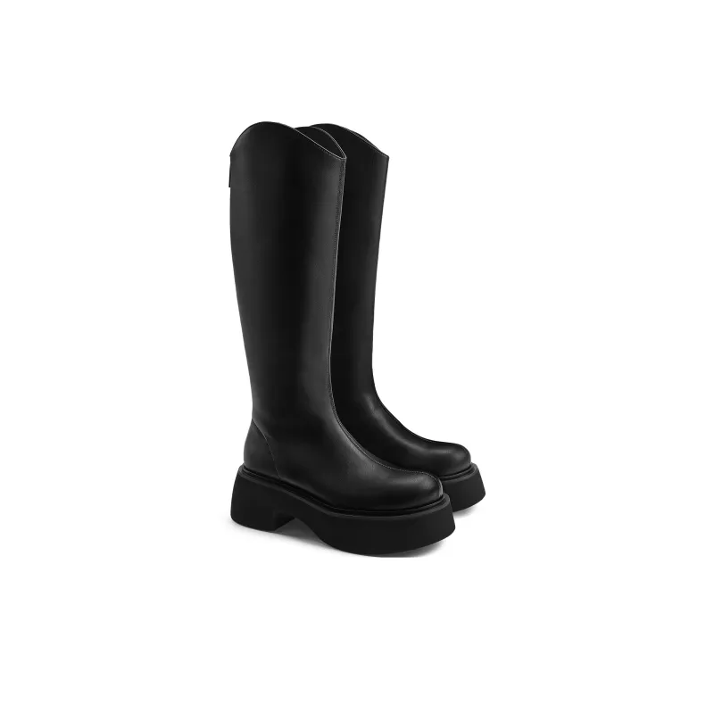 CHARLES&KEITH Small Ck Knee high Boots 6.5cm Women's-1