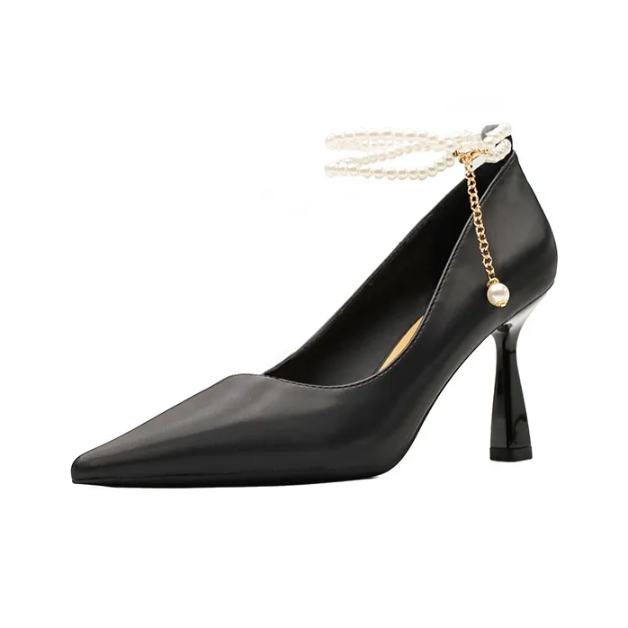 Ainer cat Slim Heel High Heels 8cm Women's-1