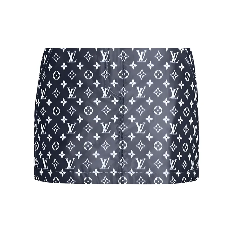 LOUIS VUITTON New Quarterly Products Of LV Casual Short Skirts Women's Black-4