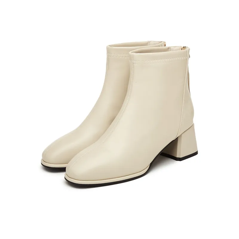 DAPHNE Ankle Boots Women's Black/Beige-8
