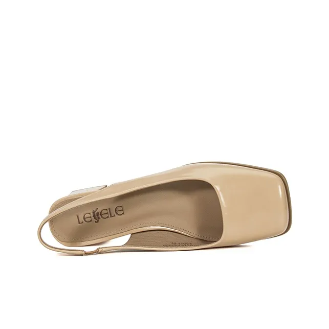 LESELE Chunky Heel High Heels 5.5cm Women's-13