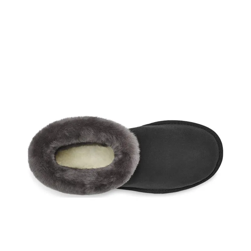UGG Classic Heritage Fluff 'Black' Women's-3