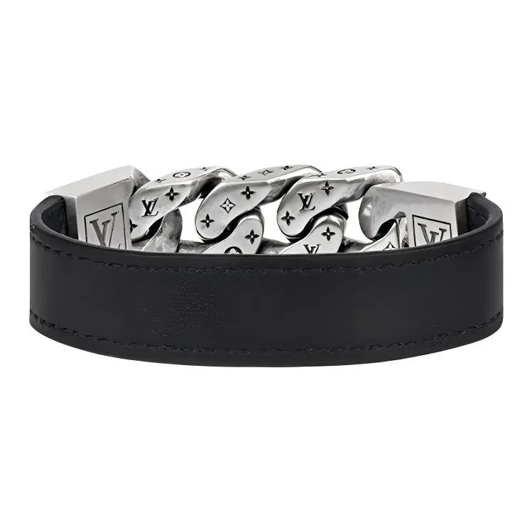 LOUIS VUITTON Monochain Reverso Bracelet Monogram Eclipse-2
