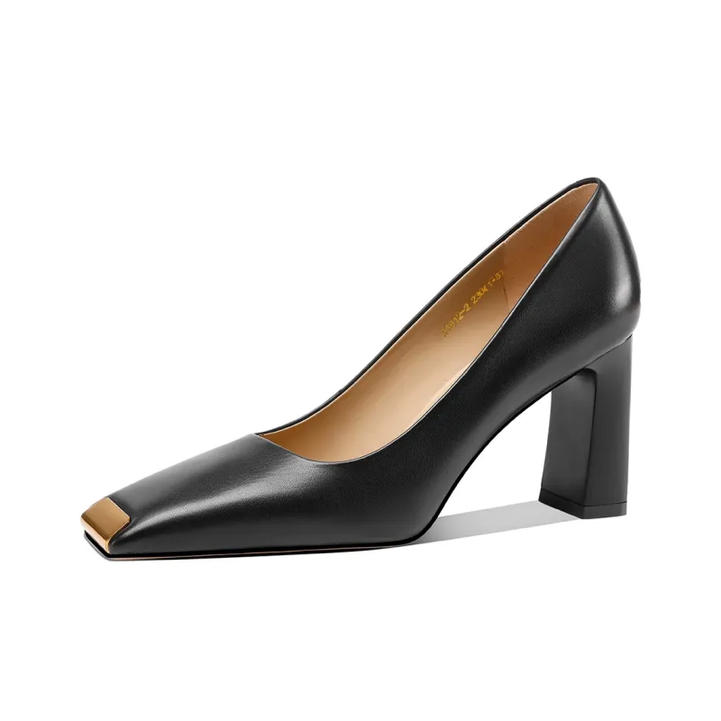 Shesrim Chunky Heel High Heels Women's-1