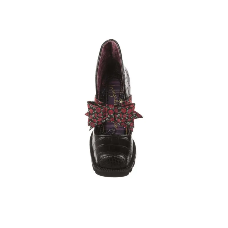 IRREGULAR CHOICE Aw Shucks Irregular Heel High Heels Women's Black-3